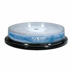 PLEXDISC 645-212 50 GB 6x Blu-ray Double Layer White Inkjet Recordable Disc BD-R DL, 10-Disc Spindle