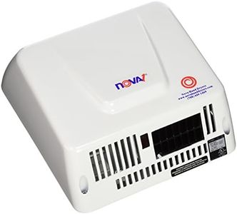 World Dryer - 83000000 0830 NOVA 1 Economical Surface Mounted ADA Hand Dryer, Universal Voltage110-120V/208-240V, Aluminum Cover, White