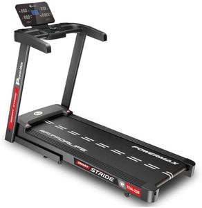PowerMax Fitness TDA-230(4HP Peak) Motorized Treadmill for Home Use,Pro Workout【Max User Wt. 120kg |15 Level Auto Incline | Top Speed:14 Km/hr | Spring Resistance】(FREE INSTALLATION )