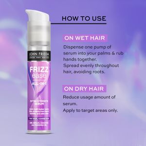 John Frieda Frizz Ease Hair Serum, 50ml – Anti-Frizz Treatment
