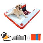 Inflatable Dog raft ramp, Water Sports Floating Platform, Swimming Pool Floating Ladder, Boat Dock ramp Ladder, Water Dog Ladder