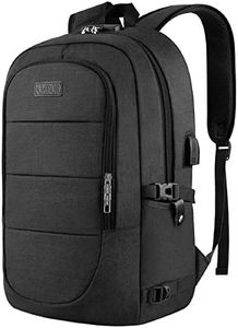 Travel Laptop Backpack, 17.3 inch Anti Theft Business Laptop Backpack with USB Charging Port and Headphone Interface, Computer Backpack for College School Student Work Men & Women