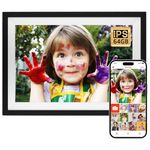 FRAMEO WiFi Digital Photo Frame, 10.1 Inch Smart Digital Photo Frame, Electronic Picture Frame, 64GB & 2GB RAM with 1280 x 800 IPS HD Touch Screen, Easy Setup for Sharing Photos & Videos