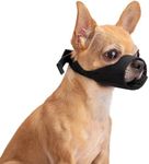 Winmany Small Dog Muzzles, Soft Short Snout Dogs Muzzle to Prevent Biting Barking Eating, Fit for Chihuahua Shih Tzu Bulldog Pitbull for Grooming Walking (XXS)