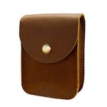 Genuine Leather Playing Card Case, Single Deck Playing Card Box，Leather Pouch Multipurpose with Belt Clip for Carrying Cards Small Tools Storage