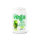 Vega Protein and Greens Natural (21 Servings) Plant Based Protein Powder Plus Veggies, Vegan, Non GMO, Pea Protein For Women and Men, 586g (Packaging May Vary)