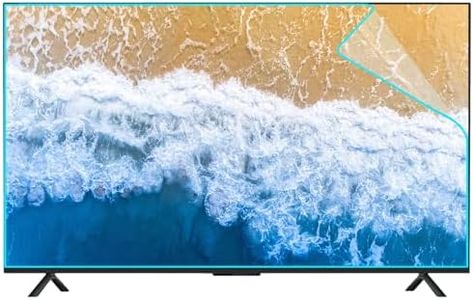 JQZWXX 55-75Inch TV Screen Protector with Anti-Glare Anti-UV Coating, Frosted Matte Film to Reduce Reflections, Eye Fatigue - Indoor and Outdoor,75in1645x930mm