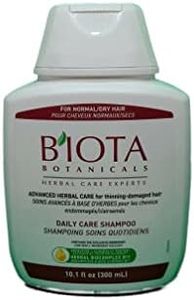 B'IOTA Botanicals Herbal Care Experts Daily Care Shampoo For Normal/Dry Thinning Hair, 10.1 OZ