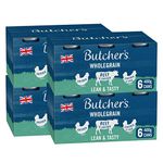 BUTCHER'S Lean and Tasty Low Fat Recipes Wet Dog Food Tin Cans Variety pack, 9.6kg (24 x 400g)