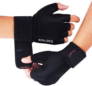 boildeg Gant Fitness,Gants de Sport Gants avec Soutien au Poignet pour Levage de Poids D’entraînement,Protection Paume Forte Adhérence Gants de Musculation Hommes & Femmes