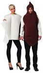 Rasta Imposta Poop and Toilet Paper 2 Piece Couples Costume Mens Womens Adult