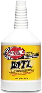 Red Line 50204 SAE 75W80 API GL-4 Manual Transmission and Transaxle Lubricant (MTL) Car Gear Oil - 1 Quart