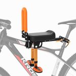 OUSEXI Child Bike Seat for Adult Bike,Retractable Baby Bike Seat Front Mounted for Children 2~6 Years