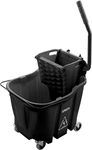 Carlisle FoodService Products Omnifit Mop Bucket Side Press Wringer Combo - Black