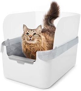Modkat® Litter Tray, Includes Scoop and Reusable Liner - White…