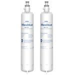 Maxblue MB-F19C-D (with CHIP) NSF 401 Refrigerator Water Filter, Replacement for GE® RPWFE, RPWF, WSG-4, WF277, GFE28GMKES, PFE28KBLTS, GFD28GSLSS, PWE23KSKSS, GYE22HMKES, DFE28JSKSS, 2 Filters