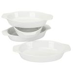 BIA Cordon Bleu 904998S4SIOC Au Gratin Porcelain Baking Dish, Large, White