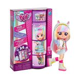 BFF By Cry Babies Jenna | Collectible Fashion Doll with Long Hair, fabric Clothes and 9 Accessories - Gift Toy for Girls and Boys +5 Years