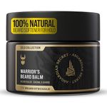 The Beard Struggle Warrior’s Beard Balm - Gold Collection, Asgardian Secret - Non-Greasy Low-Hold Formula, Luxurious Cologne-Grade Fragrances 100% Natural and Plant-Based Ingredients - 50g