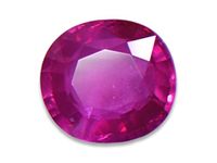 Astro Cart 5.50 Carat Good Quality Ruby (Manik) Gemstone Oval Shape By Lab Certifed