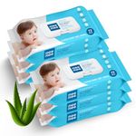 Mee Mee Soft Gentle Baby Wet Wipes (72 Wipes) Pack of 6 | Infused with Aloe Vera and Vitamin E | Paraben & Sulphate Free | Cleansing Wipes | Wipes Combo for Babies