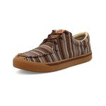 Twisted X Men's Kicks, Moc Toe, Brown & Multi, 10.5