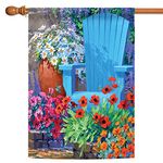 Toland Home Garden Adirondack Arrangement House Flag, Large