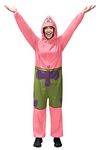 Rubie's Unisex-Adult Classic Spongebob Patrick Star Comfy Wear Jumpsuit, As Shown, Small/Medium