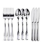 Prestee 600 Plastic Silverware Set | 200 Plastic Forks, 200 Plastic Spoons, 200 Plastic Knives