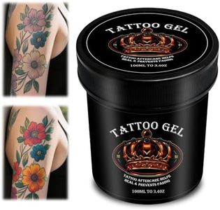 100ml Crème de Soin pour Tatouage, Tattoo Professional Butter, Creme Tatouage Cicatrisante, Baume de Soin Pour Tattoo, Hydratant Rehaussant la Couleur TattooCrème, Pour Neufs et Anciens,Noir
