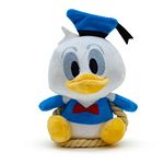 Buckle-Down Disney Dog Toy, Disney Donald Duck Chibi Sitting Pose Pet Toy, Plush with Rope