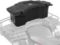 KEMIMOTO 40L ATV Rear Storage Box, Waterproof 4 Wheeler Cargo Box Requires 0.75-1 Inch Round Tube Racks with Stainless Steel Lock Compatible with Polaris Fourtrax CFORCE 450 Replace 2883258