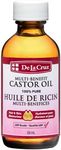 De La Cruz Castor Oil - 100% Pure Castor Oil for Hair, Skin, Eyelashes, and Eyebrows - USP Grade, 2 FL Oz