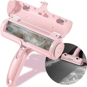 ACE2ACE Pet Hair Remover Roller, Reusable Cat Hair Remover, Dog Hair Removal Brush, Self Clean Lint Roller, Fur Removal Roller Tool for Sofa, Couch, Carpet, Bedding and Furniture