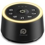 Dreamegg Sound Machine for Baby Kid Adult, D1 White Noise Machine for Sleeping with Night Light, 24 HIFI Soothing Sound, Volume Control, Memory Function, Sleep Machine for Home Nursery Office, Black