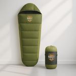 RhinoKraft -10°C Extreme | Anti-Pilling Fleece Liner | Extra-Large 6.5 ft Mummy Sleeping Bag | Warm, Durable & Portable for Camping, Trekking & Outdoor Adventure