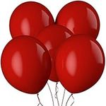 Prextex Red Jumbo Balloons - 30 Extra Large 18 Inch Red Balloons for Photo Shoot, Wedding, Baby Shower, Birthday Party and Event Decoration - Strong Latex Big Round Balloons - Helium Quality