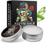 Tattoo Aftercare Butter Cream, 1.06 oz Natural Organic Moisturizer Healing Color Enhance No-Petroleum Lotion Promotes Ink Protects Safe Old New Tattoo Balm for Daily Maintenance(30g)
