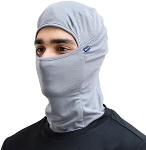 Boldfit Face Mask for Bikers in Riding Full Face Mask Balaclava for Men Black Mask for Bike Riding Accessories Cycling Accessories Stylish Mask for Men & Women Rider Full Face Helmet Mask for Men Grey