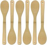 Joejis Set of 6 Bamboo Wooden Spoons | Wooden Spoon Kit Made of Bamboo | Resistant, Elegant, Easy to Clean Bamboo Cooking Spoon Set | Better for Your Health…