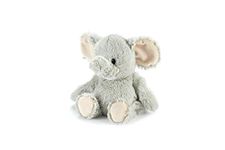 Warmies 13'' Fully Heatable Cuddly Toy scented with French Lavender - Elephant, Grey