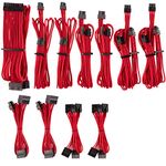 Corsair CP-8920223 Premium Individually Sleeved PSU Cables Pro Kit – Red, 2 Year Warranty