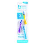 BriteBrush Brush Head Replacement 3-Pack - for BriteBrush Interactive Smart Kids Brushes - Fun to Play Twice a Day!, 3 Count (Pack of 1)