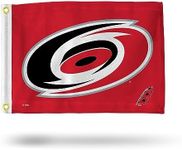 Rico Industries NHL Hockey Carolina Hurricanes Red 12" x 18" Utility Flag - Double Sided - Great for Boat/Golf Cart/Home ect.