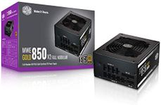 Cooler Master MWE Gold 850 V2 Fully Modular, 850W, 80+ Gold Efficiency, Quiet HDB Fan, 2 EPS Connectors, High Temperature Resilience, 5 Year Warranty, Gold v2