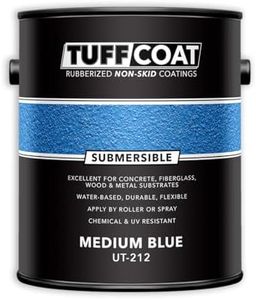 Tuff Coat UT-212 Medium Blue - 1 Gallon: Submersible, Water-Based, Rubberized Non-Skid Coating