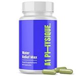 A1 Physique Water Retention Tablets - 60 Vegan, Natural Water Balance Tablets with Parsley, Bearberry, and Dandelion Leaf Extract for Bloating Relief and Weight Loss, and Cleavers for Muscle Recovery