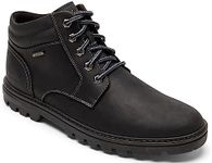 Rockport Men's Weather Or Not Plain Toe Boot Ankle, Black Leather/Suede, 10.5