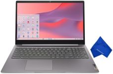Lenovo Ideapad 3i Chromebook 15.6" FHD Laptop - Intel Celeron N4500, 4GB RAM, 64GB eMMC, Chrome OS (with Microfiber Cloth) - Arctic Grey (82N4004NUS)