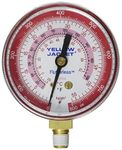 Ritchie Engineering Co., Inc. / YELLOW JACKET 49035 2-1/2" Red Pressure Manifold Gauge